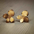 Vintage Golden Flower Earrings